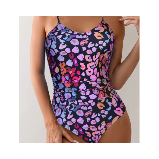 Swimming Matters Leopard Print One Piece